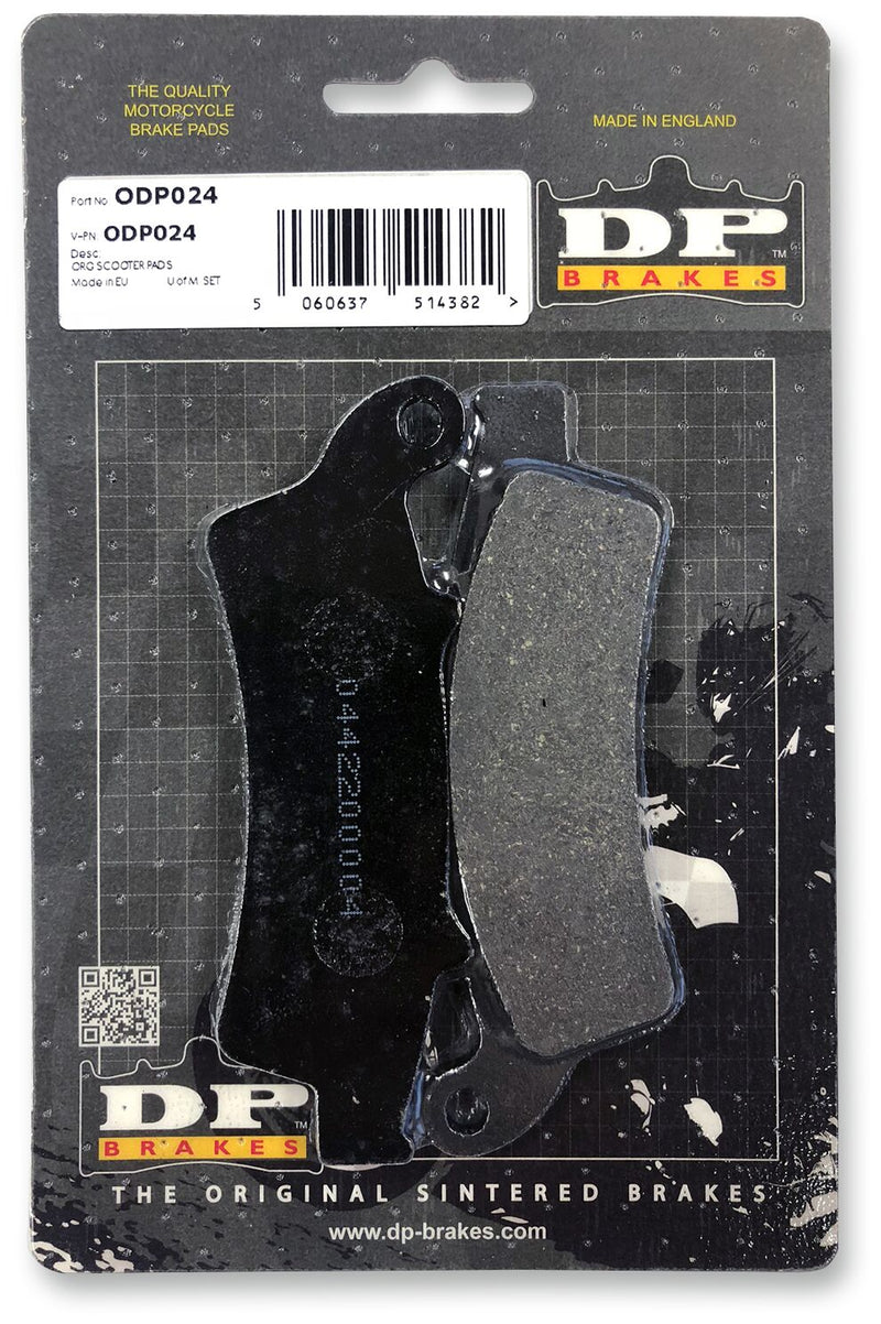 DP Brakes ODP Organic Brake Pads Street Front Organic Base Pair #ODP024