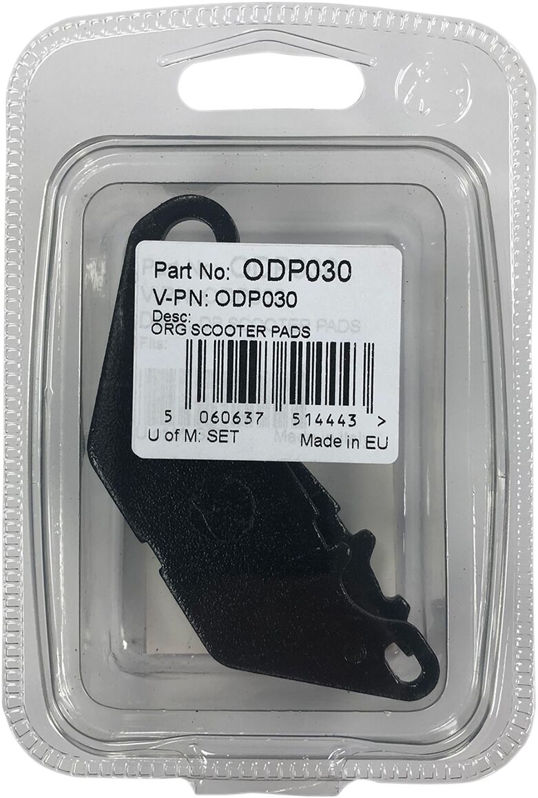 DP Brakes ODP Organic Brake Pads for 2008-2023 YAMAHA Street Front Organic Base Pair
