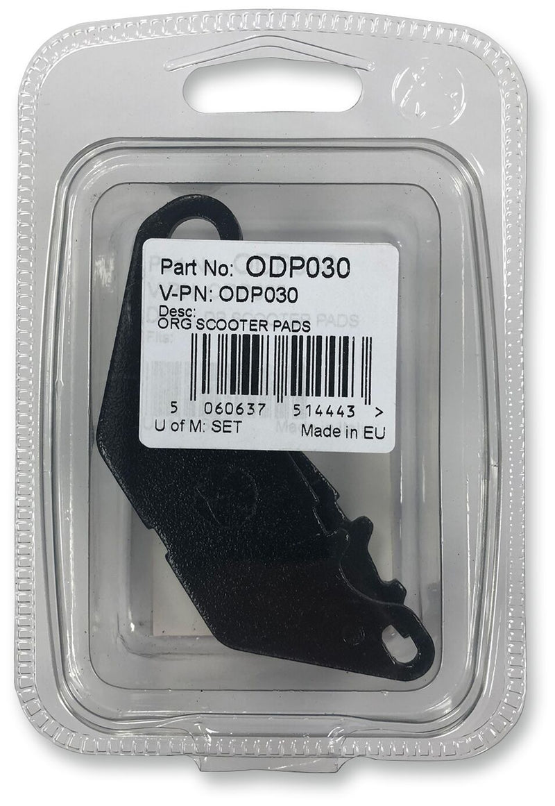 DP Brakes ODP Organic Brake Pads for 2008-2023 YAMAHA Street Front Organic Base Pair #ODP030
