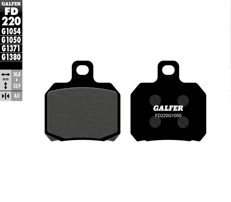 Galfer Brake Pad Orcanic Street Front Organic Base Set #FD220G1050