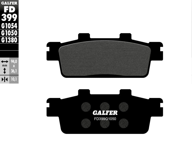 Galfer Brake Pad Orcanic Street Organic Base Set #FD399G1050