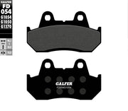Galfer Semi-Metallic Brake Pads for 1980-2007 HONDA Street Semi-Sintered Metal Set #FD054G1054