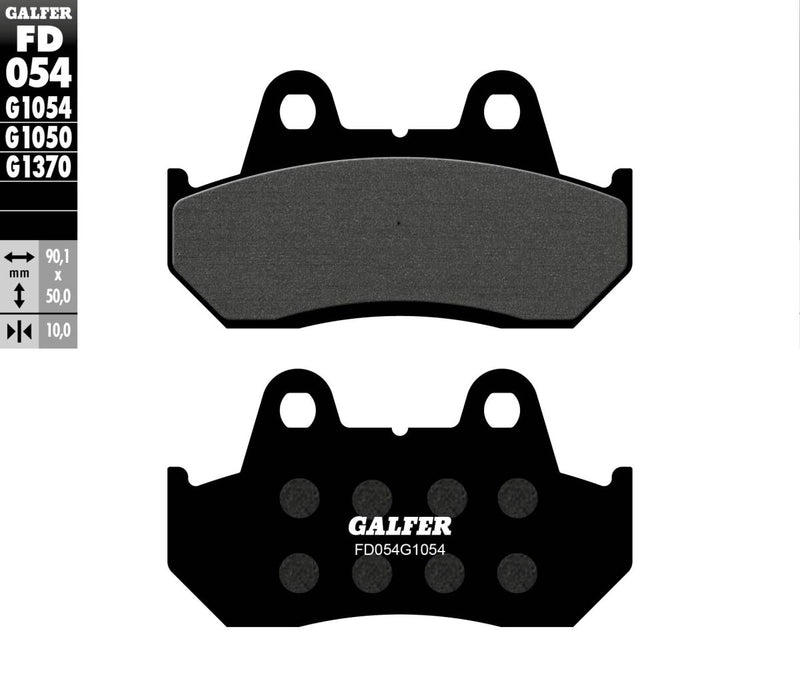 Galfer Semi-Metallic Brake Pads for 1980-2007 HONDA Street Semi-Sintered Metal Set #FD054G1054