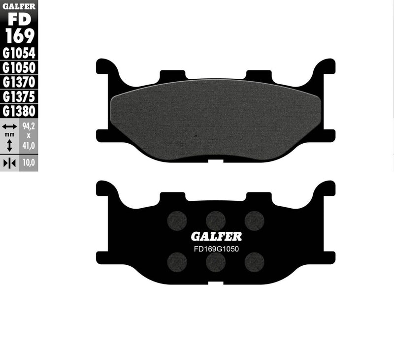 Galfer Brake Pad Orcanic Street Front Organic Base Set #FD169G1050