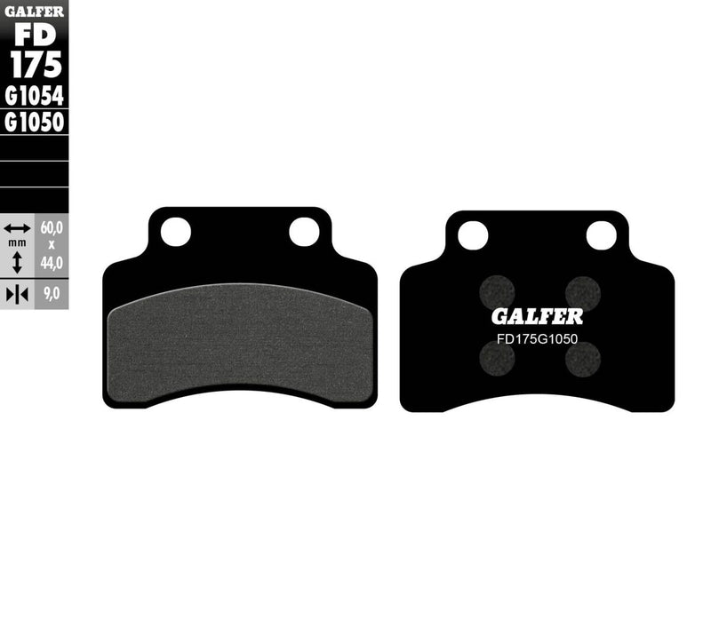 Galfer Brake Pad Orcanic Street Front Organic Base Set #FD175G1050