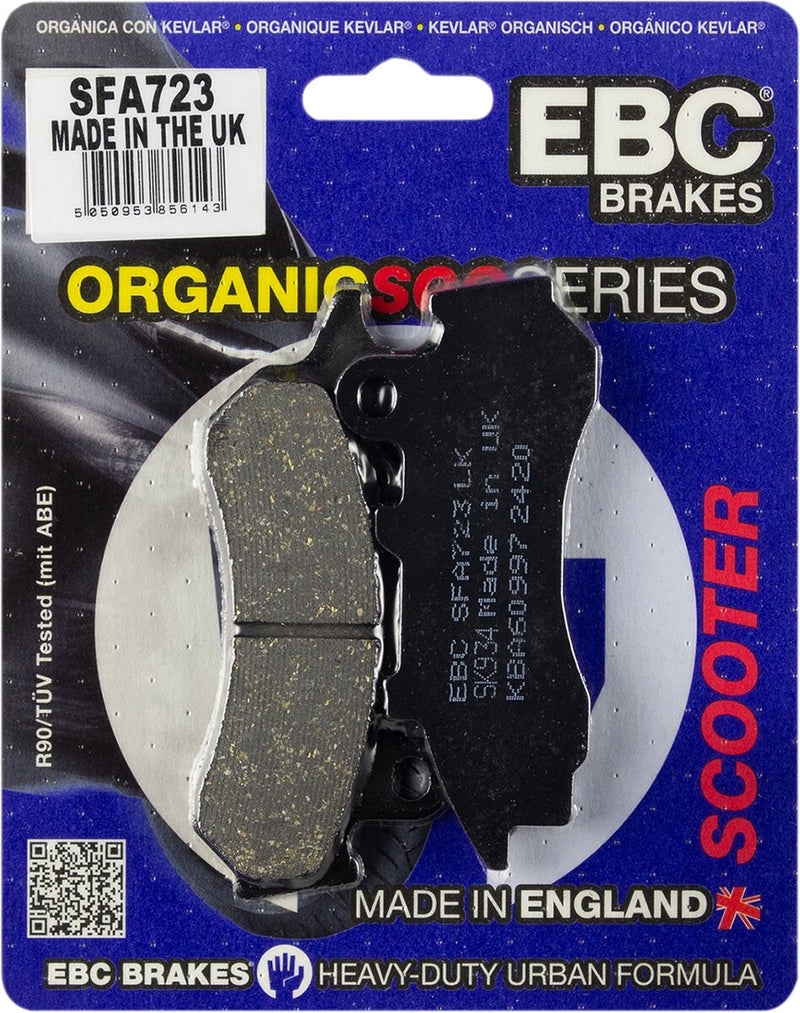 EBC Scooter "SFA" Brake Pads for 2018-2024 HONDA Street Organic Base Set #SFA723