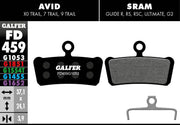 Galfer G1053 Standard Brake Pads Avid Trail 7 Avid Trail 9 Bicycle Semi-Metallic #FD459G1053