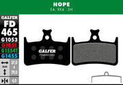 Galfer G1053 Standard Brake Pads Hope E4 Hope RX4-SH Bicycle Semi-Metallic Pair