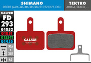 Galfer G1851 Advanced Brake Pads Shimano Deore BR-C601 Shimano Deore BR-M416 Bicycle Semi-Metallic Pair #FD293G1851