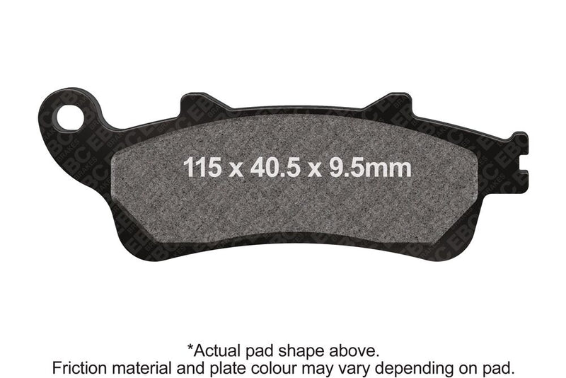EBC SFAC Carbon Series Scooter Brake Pads for 1998-2008 HONDA Street Set #SFAC281