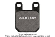 EBC TT Sport Carbon Fusion Brake Pads FA-TT Series Rear Pair #FA115TT