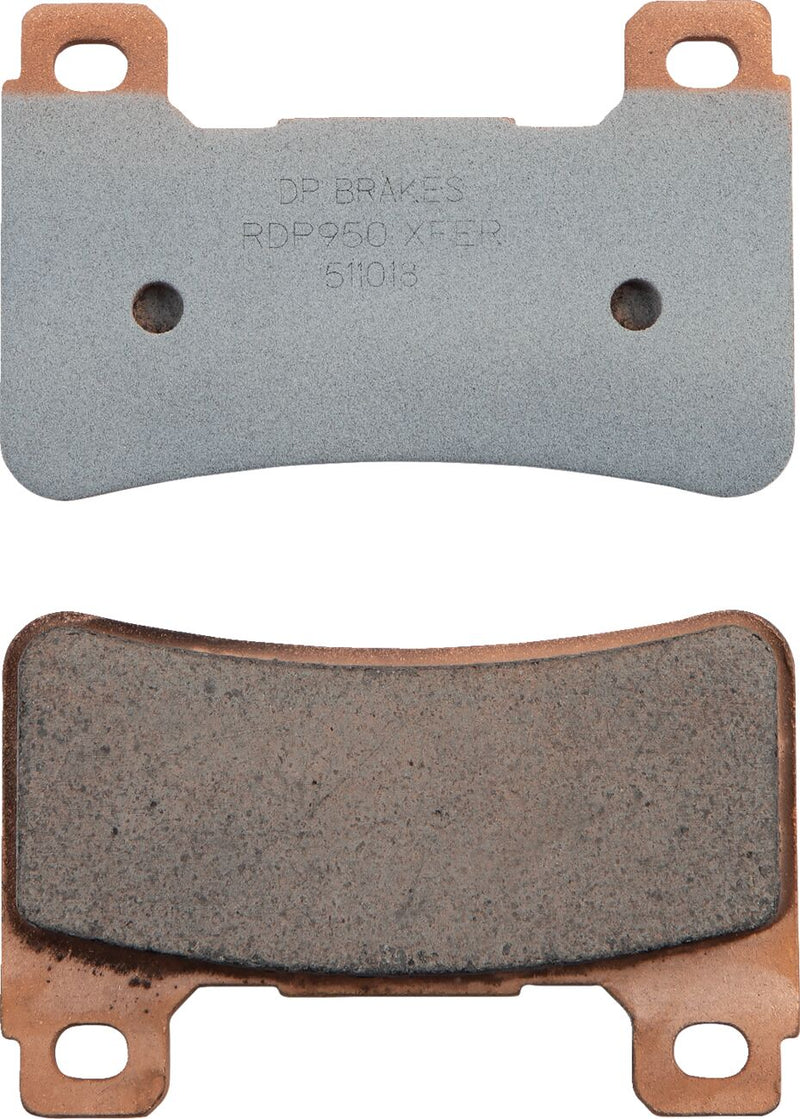 DP Brakes RDP X-Race Titanium Sintered Brake Pads for 2004-2018 HONDA RDP Racing Front Sintered Metal Copper Alloy Set of 2