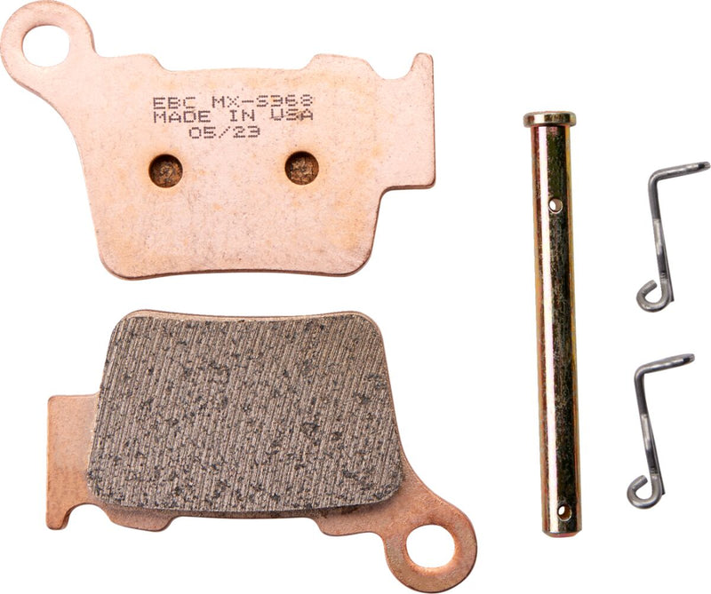 EBC Racing Sintered "MXS" Brake Pads MXS-Series Rear Sintered Metal Bronze Set of 2 #MXS368