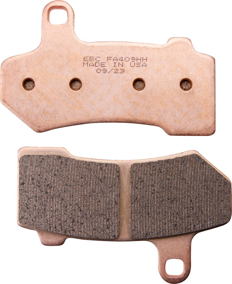EBC HH Sintered Harley/Buell Brake Pads for 2003, 2005-2024 Harley-Davidson FA-HH Series Front Rear Sintered Metal Copper Alloy Set of 2 #FA409HH