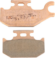 EBC Long-Life Sintered "R" Brake Pads for 2005-2018 SUZUKI FA-R Series Front Right Sintered Metal Bronze Set of 2