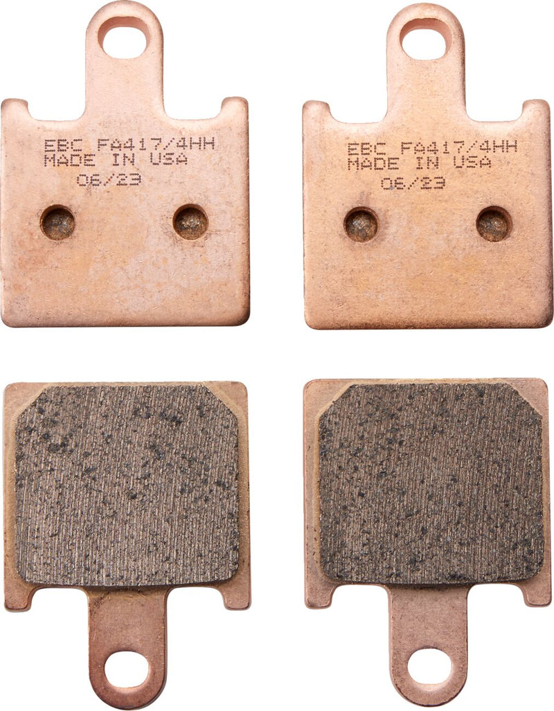 EBC Sintered "HH" Brake Pads for 2006-2020 KAWASAKI FA-HH Series Front Sintered Metal Copper Alloy Set of 2 #FA417/4HH