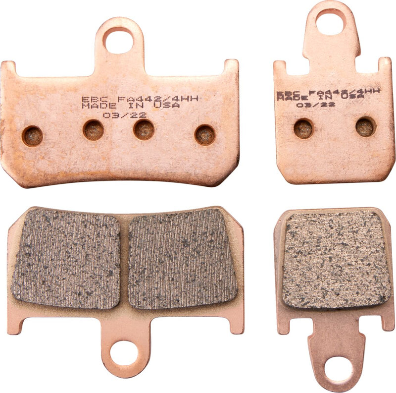 EBC Sintered "HH" Brake Pads for 2007-2017 YAMAHA FA-HH Series Front Sintered Metal Copper Alloy Set of 2 #FA442/4HH