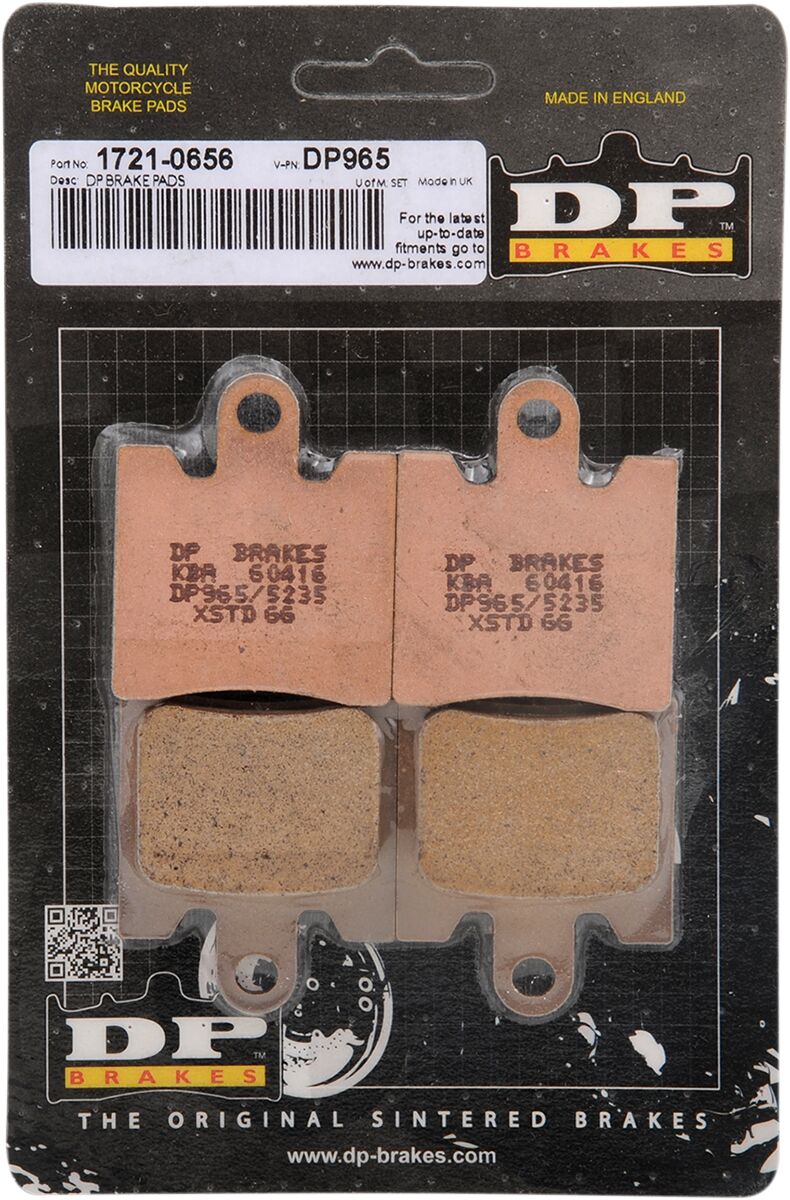 DP Brakes Standard DP Sintered Brake Pads for 2005-2022 YAMAHA Front Sintered Metal Set #DP965
