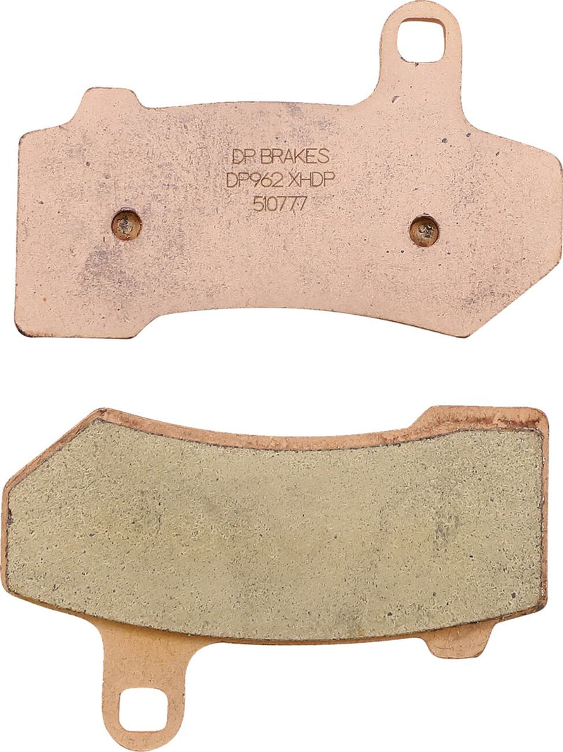 DP Brakes Sintered Metal Harley/Buell Brake Pads - 58,4 mm (2-5/16"), 91,9 mm (3-5/8"), Set of 2 for Harley-Davidson Touring, Softail, Trike & V-Rod 2006-2024