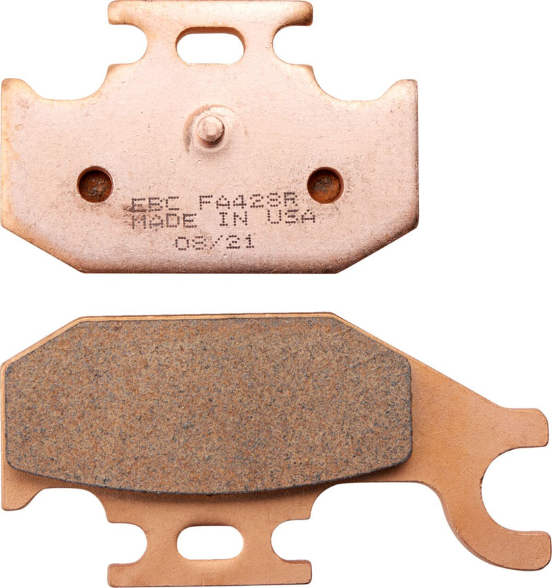 EBC Long-Life Sintered "R" Brake Pads for 2004-2014 YAMAHA FA-R Series Rear Rear Left Sintered Metal Bronze Set of 2 #FA428R