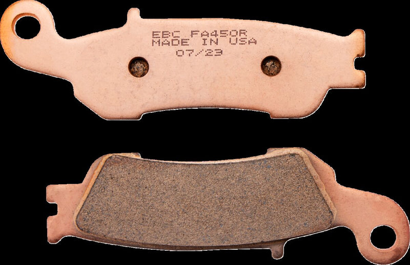 EBC Long-Life Sintered "R" Brake Pads for 2006-2024 YAMAHA FA-R Series Front Sintered Metal Bronze Set of 2 #FA450R