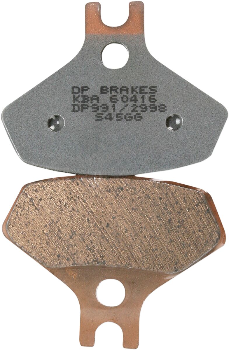 DP Brakes ATV/UTV Sintered Metal Brake Pads for 2008-2015 CAN AM (BRP) DS 450 EFI 2x4 Front Copper Alloy Set of 2 #DP991