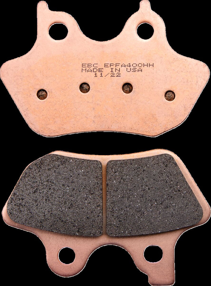 EBC Extreme Performance Sintered "EPFA" Brake Pads for 2000-2007 Harley-Davidson EPFA-HH Series Front Rear Sintered Metal Copper Set of 2 #EPFA400HH