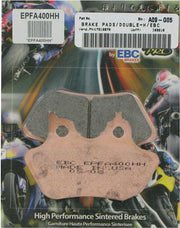 EBC Extreme Performance Sintered "EPFA" Brake Pads for 2000-2007 Harley-Davidson EPFA-HH Series Front Rear Sintered Metal Copper Set of 2 #EPFA400HH