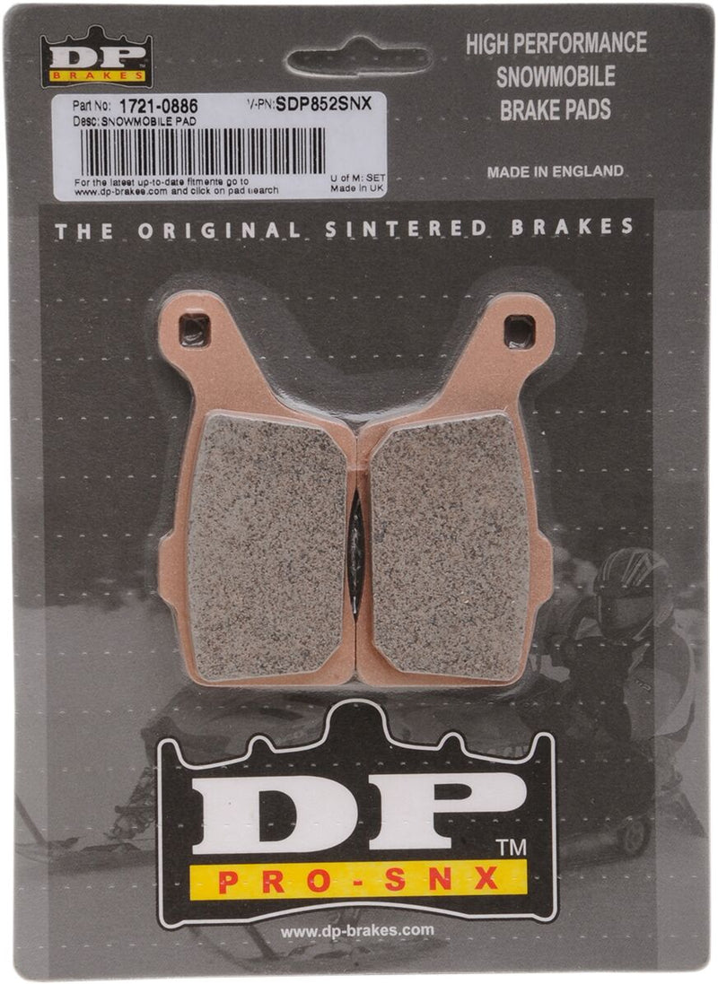 DP Brakes SDP Pro-SNX HH+ Sintered Brake Pads Front Sintered Metal Copper Alloy Set of 2