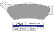 DP Brakes RDP Race Pads/X-Race Titanium Pads Brake Pad Track Front Rear Sintered Metal Copper Alloy Pair