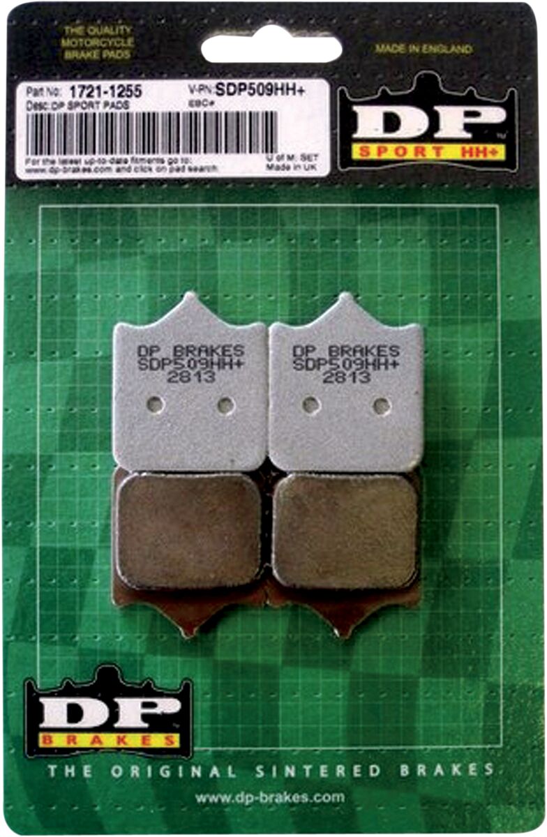 DP Brakes SDP Sport HH+ Sintered Brake Pads Front Sintered Metal Copper Alloy Set of 4 #SDP509
