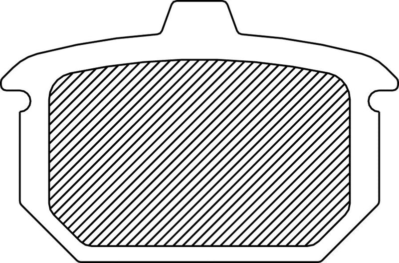 Drag Specialties Sintered Metal Harley/Buell Brake Pads Fits Harley-Davidson Dyna, Softail, Sportster Models 1982-1987