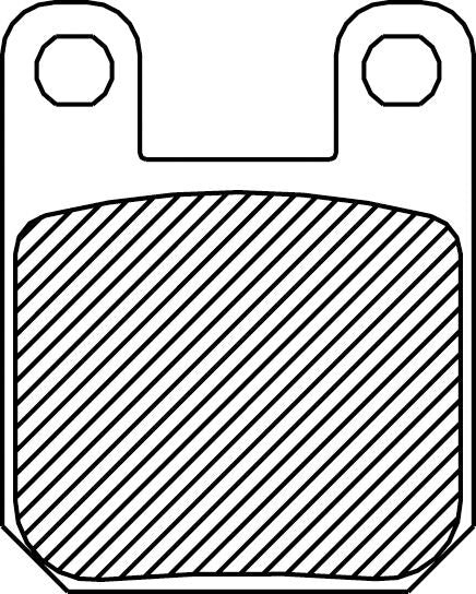 Drag Specialties Sintered Brake Pads