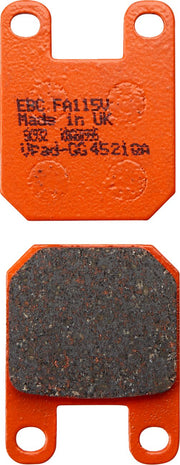 EBC Semi-Sintered "V" Brake Pads FA-V Series Front Rear Semi-Sintered Metal Copper Set of 2 #FA115V