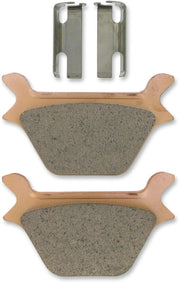 EBC Harley/Buell Brake Pads for 1987-1999 Harley-Davidson FA-V Series Rear Right Semi-Sintered Metal Copper Set of 2