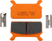 EBC Harley/Buell Brake Pads for 1986-1999 Harley-Davidson FA-V Series Rear Right Semi-Sintered Metal Copper Set of 2 #FA201V