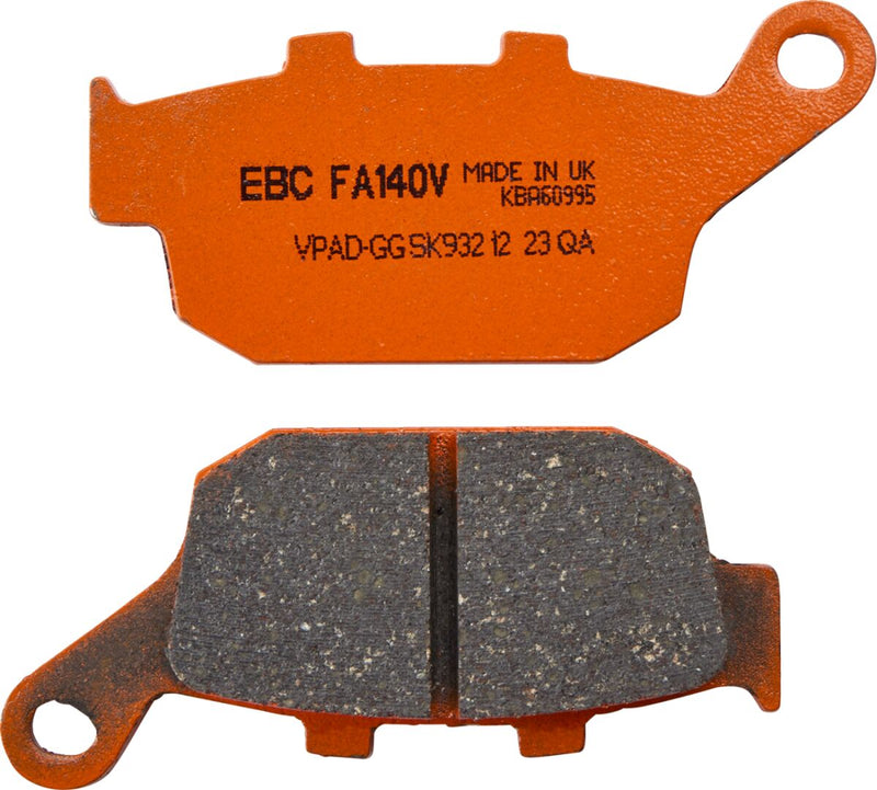EBC Harley/Buell Brake Pads FA-V Series Rear Semi-Sintered Metal Copper Set of 2 #FA140V