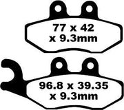 EBC SFA-HH Series Sindered Scooter Brake Pads Street Front Rear Sintered Metal Pair
