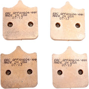 EBC Sintered Road Race "GPFAX" Brake Pads GPFAX-HH Series Front Sintered Metal Set of 2 #GPFAX604/4HH