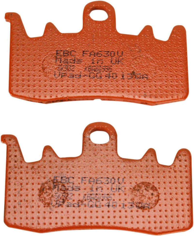 EBC Semi-Sintered "V" Brake Pads FA-V Series Front Semi-Sintered Metal Copper Set of 2