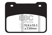 EBC SFA-HH Series Sindered Scooter Brake Pads Street Front Sintered Metal Pair