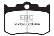 EBC FA-HH Series Sindered Brake Pads Street Front Rear Sintered Metal Pair #FA216/2HH