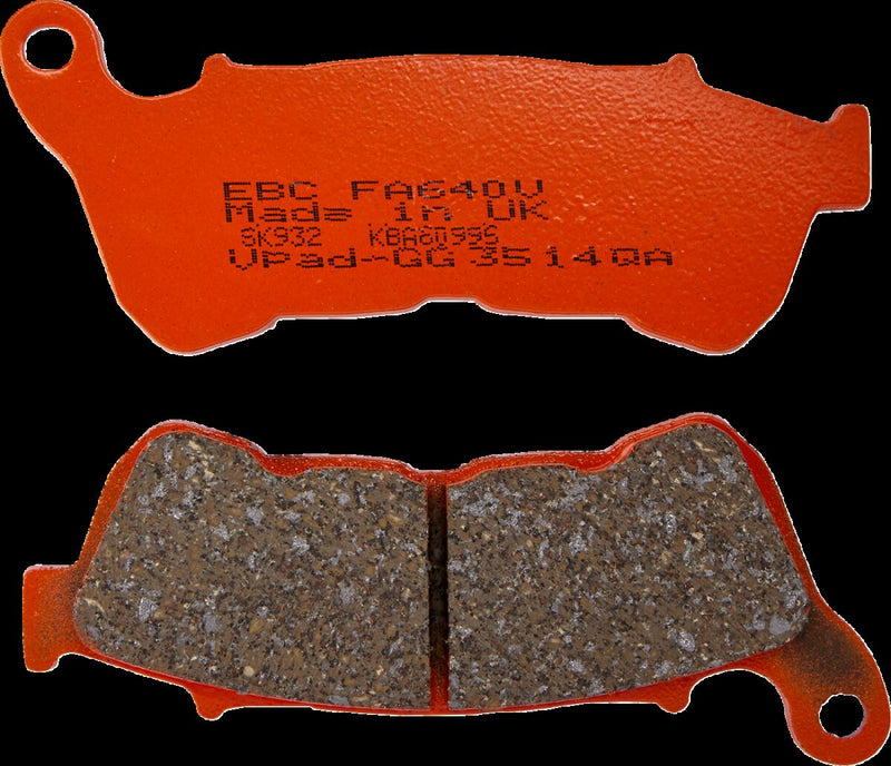 EBC Brake Pads for 2014-2022 Harley-Davidson Street Front Semi-Sintered Metal Semi-Metallic Set of 2 #FA640V