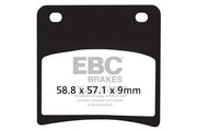 EBC Vee Semi-Sintered Brake Pads for 1986-1997 SUZUKI Street Front Rear Semi-Sintered Metal Semi-Metallic Pair #FA146V