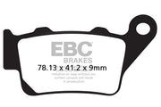 EBC Vee Semi-Sintered Brake Pads Street Rear Semi-Sintered Metal Semi-Metallic Pair