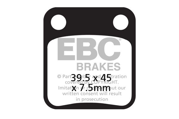 EBC SFA-HH Series Sindered Scooter Brake Pads Street Front Rear Sintered Metal Pair