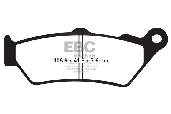 EBC SFA-HH Series Sindered Scooter Brake Pads for 2000-2003 BMW Street Front Sintered Metal Pair