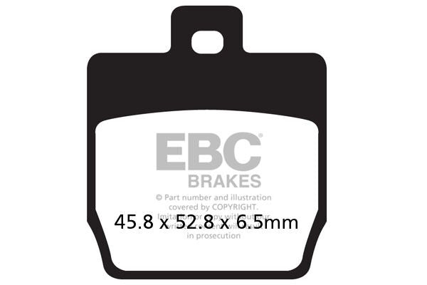 EBC SFA-HH Series Sindered Scooter Brake Pads Street Rear Sintered Metal Pair