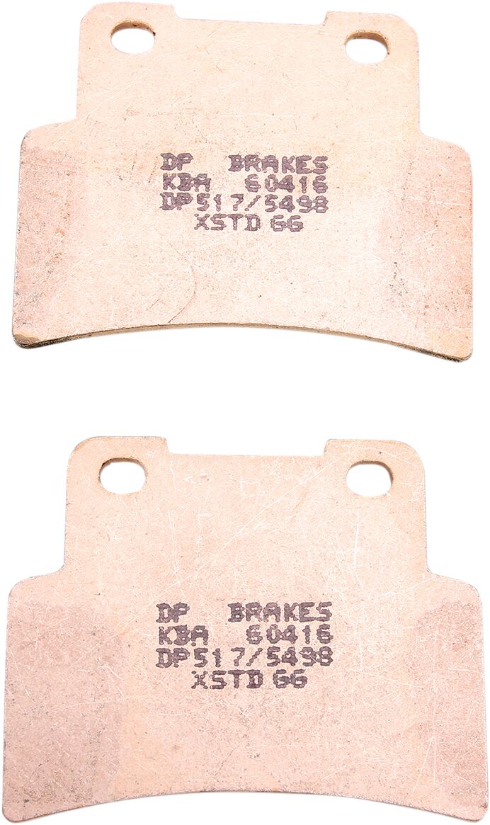 DP Brakes Standard DP Sintered Brake Pads Front Sintered Metal Set