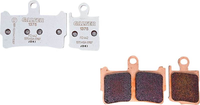Galfer HH Sintered Ceramic Brake Pads for 2010-2016 HONDA VFR 1200 F Front Set of 4 #FD442G1375